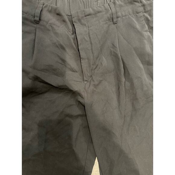 H&M Size 8 Elastic Waist Black Cropped Dress Pants - Picture 5 of 5